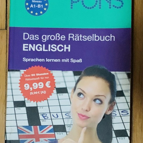 PONS Das große Rätselbuch Englisch language workbook