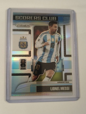 Lionel Messi 2026 Panini Prizm FIFA Παγκόσμιο Κύπελλο Κάρτα Scorers Club Silver #15 Αργεντινή