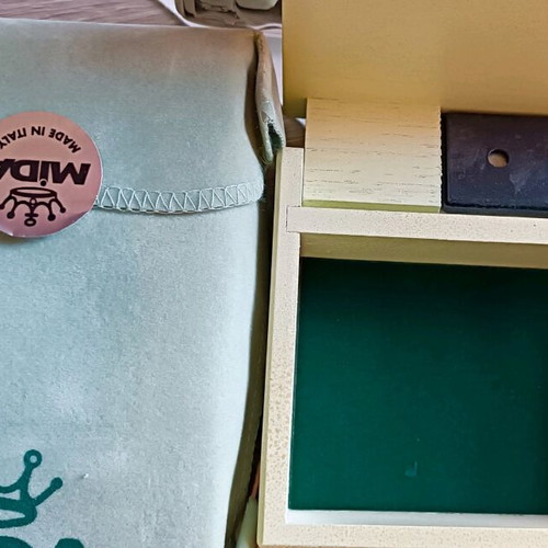 Silver 925 frame and jewelry box set