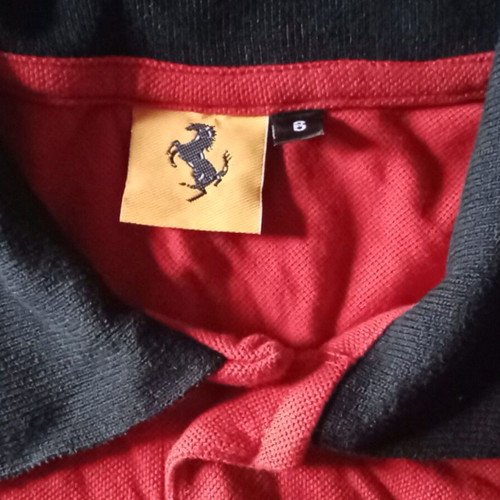 Ferrari M.Schumacher 1996 Kids Polo Shirt like new
