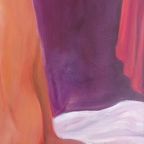 Oil painting on canvas 50x60 cm "Eva" new