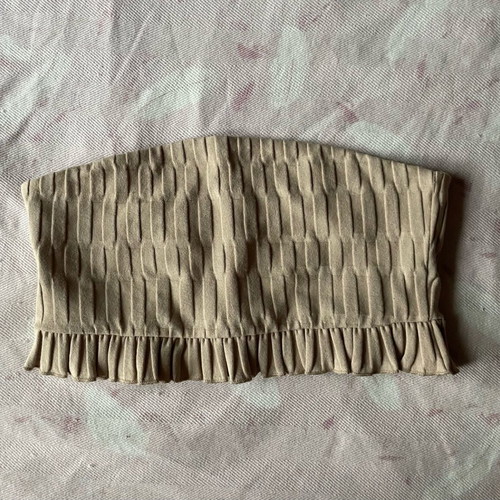 Zara light brown boho top M like new