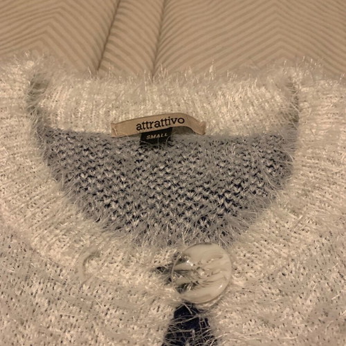 Attrattivo cardigan new, white, size S