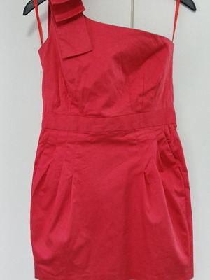 French Connection dress like new, red and pink