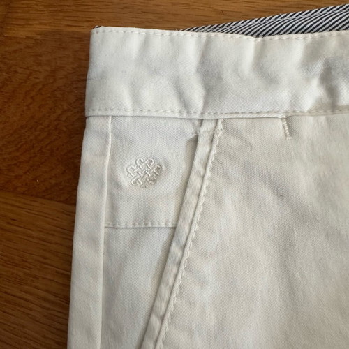Dors chino shorts white like new, size 38 (fits 36)