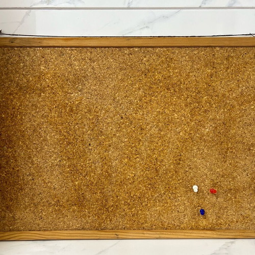 German cork message board 60/40 cm used