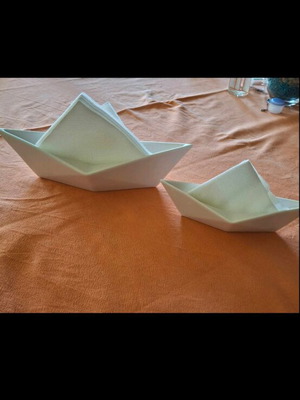 Decorative Origami Paper Boat Snack Bowls new