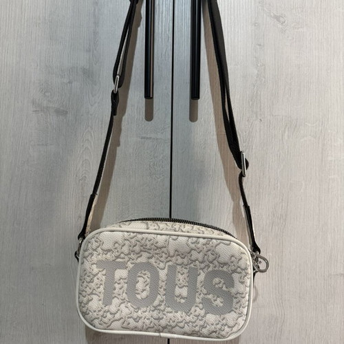 Tous small crossbody bag like new, black and white