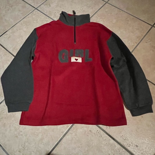 Sweatshirt like new, gray and red, size S