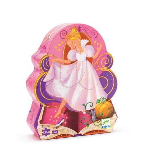 Djeco Cinderella Puzzle 36 Pieces like new for children 4+ years