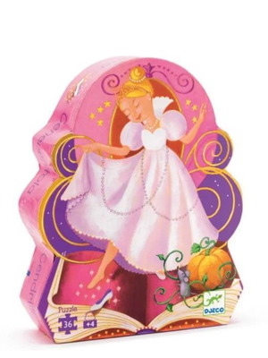 Djeco Cinderella Puzzle 36 Pieces like new for children 4+ years