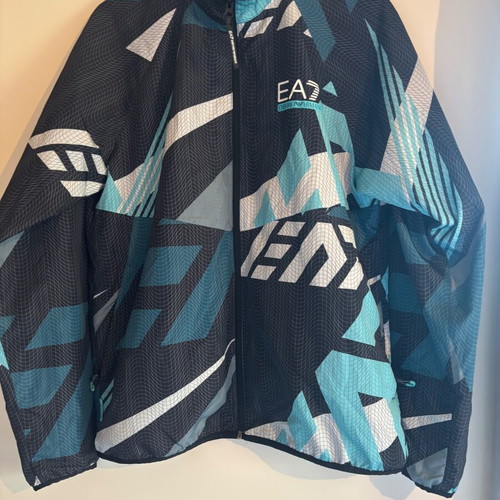 Emporio Armani tracksuit size M like new, black and turquoise