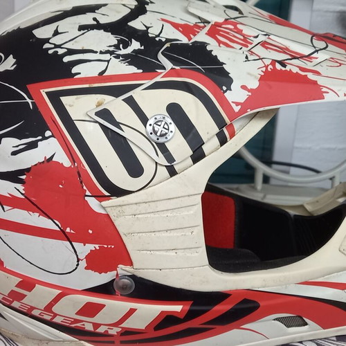 Shot Racegear motocross helmet like new, size M
