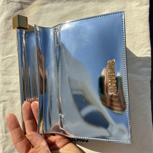 Jacquemus limited edition silver crossbody bag