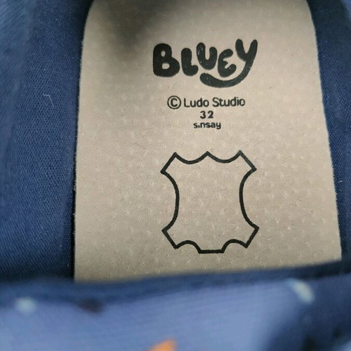 Bluey shoes new, size 32, white and blue