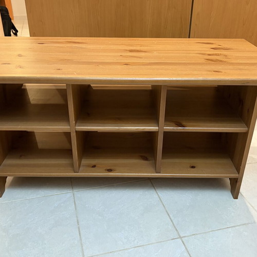 IKEA Leksvik coffee table used, solid pine wood