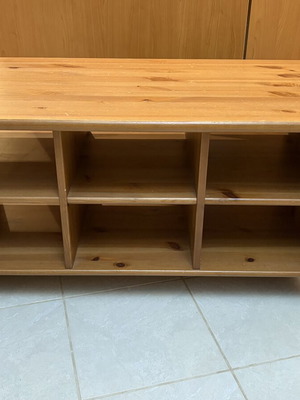 IKEA Leksvik coffee table used, solid pine wood