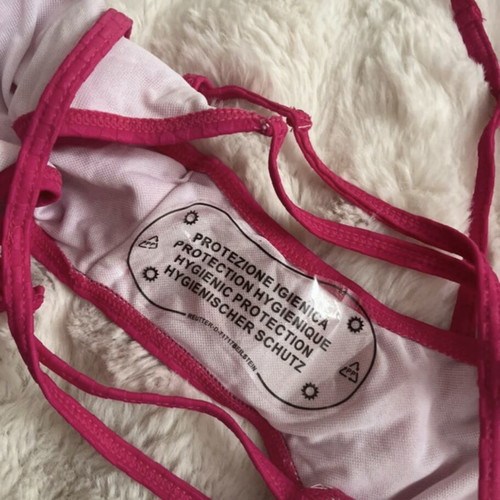 Bikini set pink new, size S
