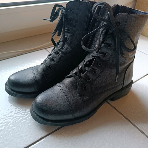 Robinson leather ankle boots like new, size 36, black