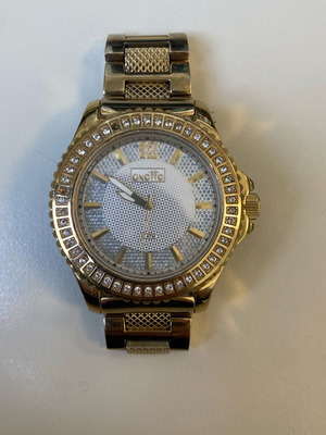 Oxette women's watch used, yellow gold