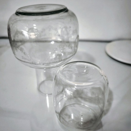 Vintage 1980 water carafe with glass stopper
