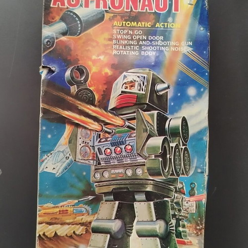Tin robot Super Astronaut used, not working