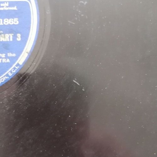 78 RPM gramophone record album used, classical music