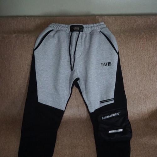 David & Gerenzo jogger pants like new, grey and black