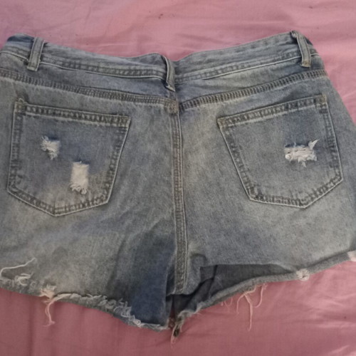 Jean shorts size L like new