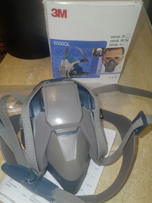 3M 6500QL Series επαναχρησιμοποιούμενη μάσκα αναπνευστικής προστασίας μισού προσώπου