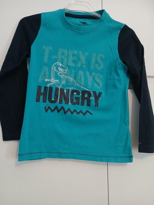Lupilu T-Rex shirt used, size 116 cm, blue