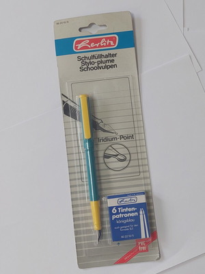 Herlitz City Color fountain pen from West Germany new, set of 2