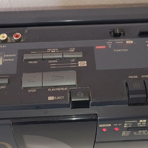 Sharp radio cassette player