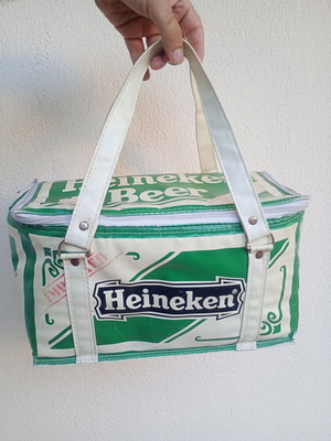 Heineken Beer vintage insulated cooler bag used