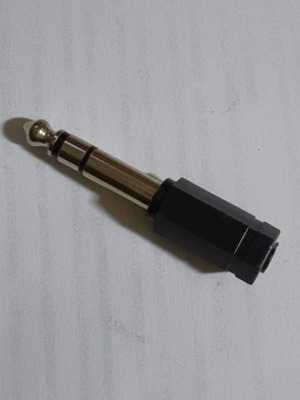 Audio adapter like new for 6.3mm to 3.5mm plug