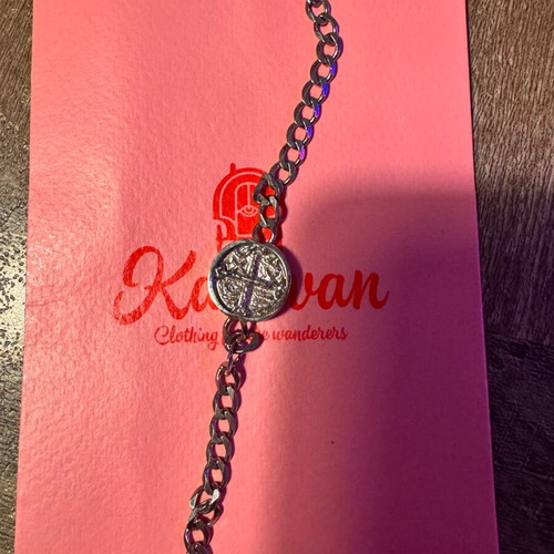 Steel bracelet Konstantinato like new, silver color