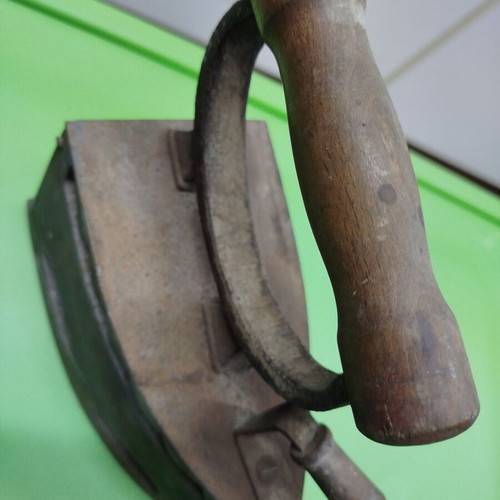 Antique charcoal iron used, 1920s