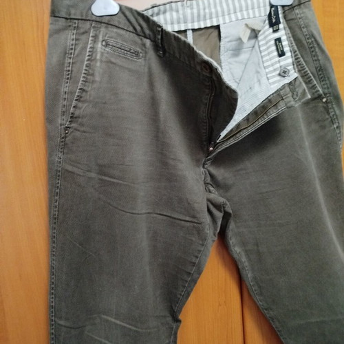Massimo Dutti men's dark brown jean-style pants XL like new