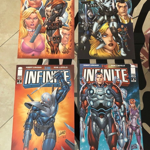 The Infinite complete set of 4 comics new 2011 mini-series
