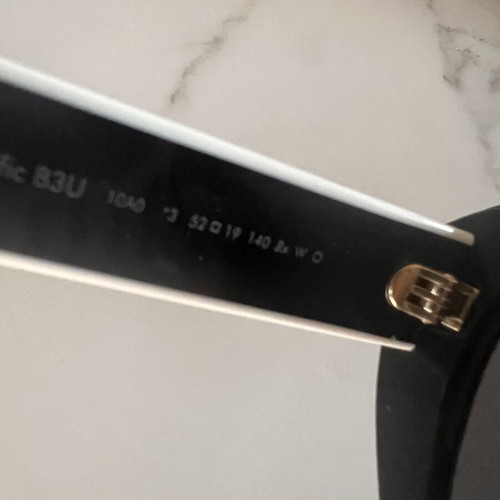 Dior PacificB3U40163 butterfly sunglasses, black with gold stars