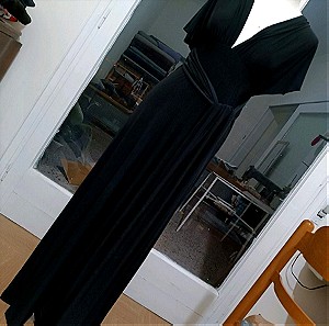 Μαύρο μακρύ πολυμορφικο φόρεμα