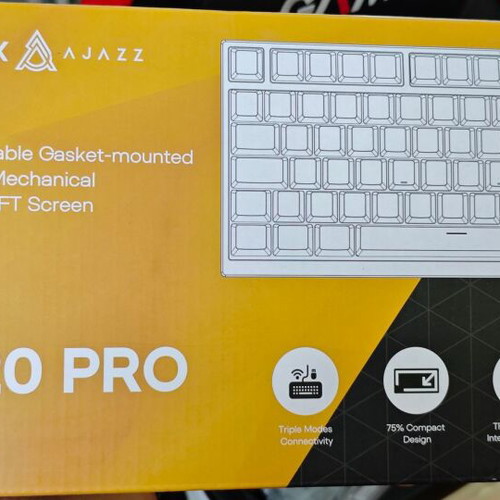 Ajazz Ak820Pro Mechanical Keyboard 75% TKL Wireless RGB New