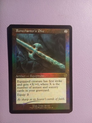 Runechanter's Pike Magic The Gathering Card σαν καινούργιο
