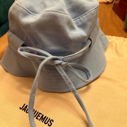 Jacquemus Le Bob Gadjo hat new, turquoise, size medium 58