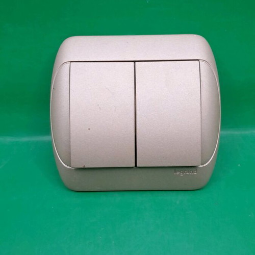 Legrand Galea double metal switch new