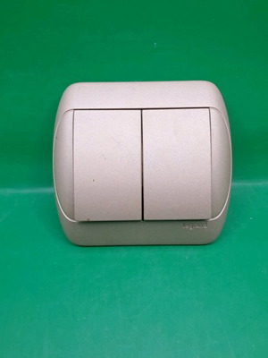 Legrand Galea double metal switch new