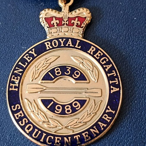 Rare Henley Royal Regatta 150th Anniversary badge like new
