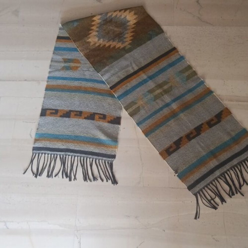 Boho Scarf Mini Throw Like New