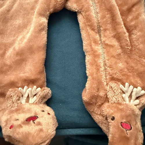 Pepco baby Christmas reindeer romper 3-6 months