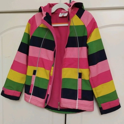 Children's waterproof jacket like new, multicolored for ages 6-7